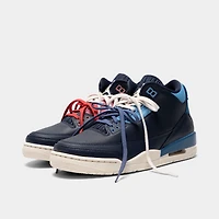 Jordan Femme 3 Retro Obsidian / Chalk - Rouge Piste