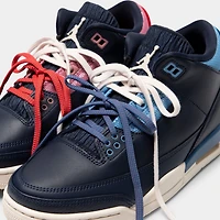 Jordan Femme 3 Retro Obsidian / Chalk - Rouge Piste