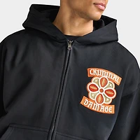 Criminal Damage Celtic Hoodie Black / Red