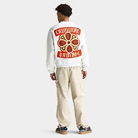 Criminal Damage Celtic Sweatshirt Off-White / Red