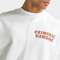 Criminal Damage Celtic Sweatshirt Off-White / Red