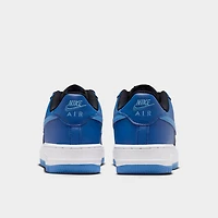 Nike Air Force 1 GS Noir / Bleu hollandais - vif