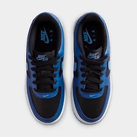 Nike Air Force 1 GS Noir / Bleu hollandais - vif