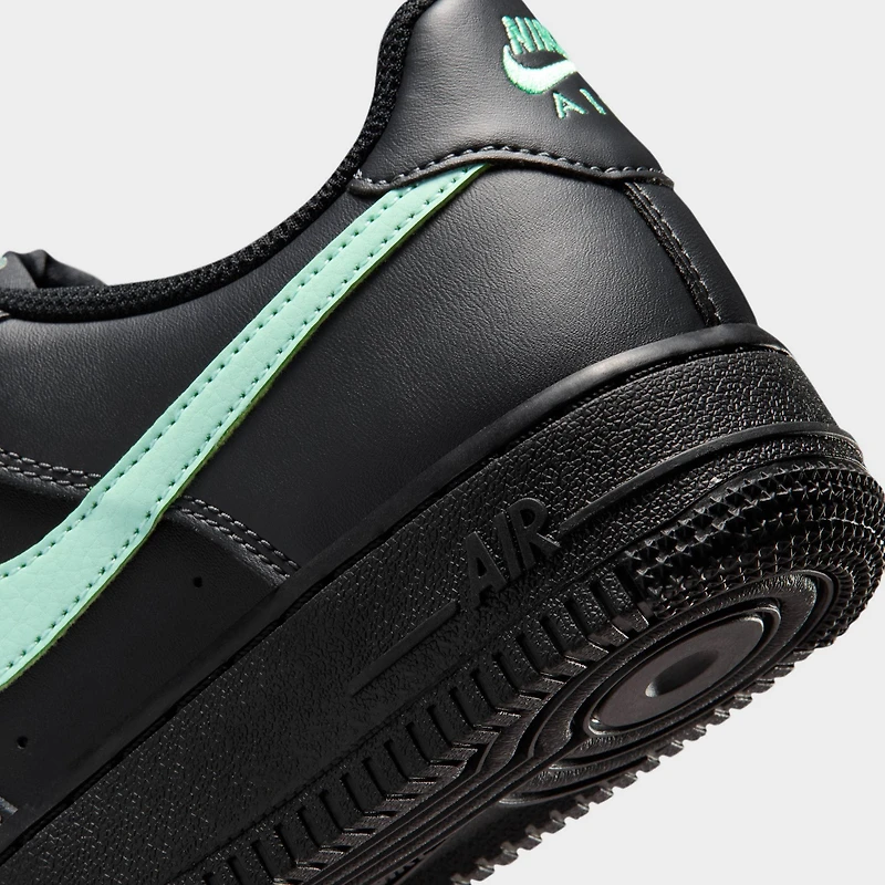 Nike Air Force 1 GS Noir / Vert arctique - Anthracite
