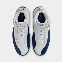 Jordan 12 Retro White / French Blue - Metallic Silver