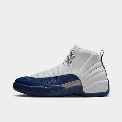 Jordan 12 Retro White / French Blue - Metallic Silver