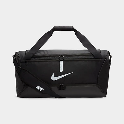 Nike Academy Team Soccer Duffel Bag Black / Black - White