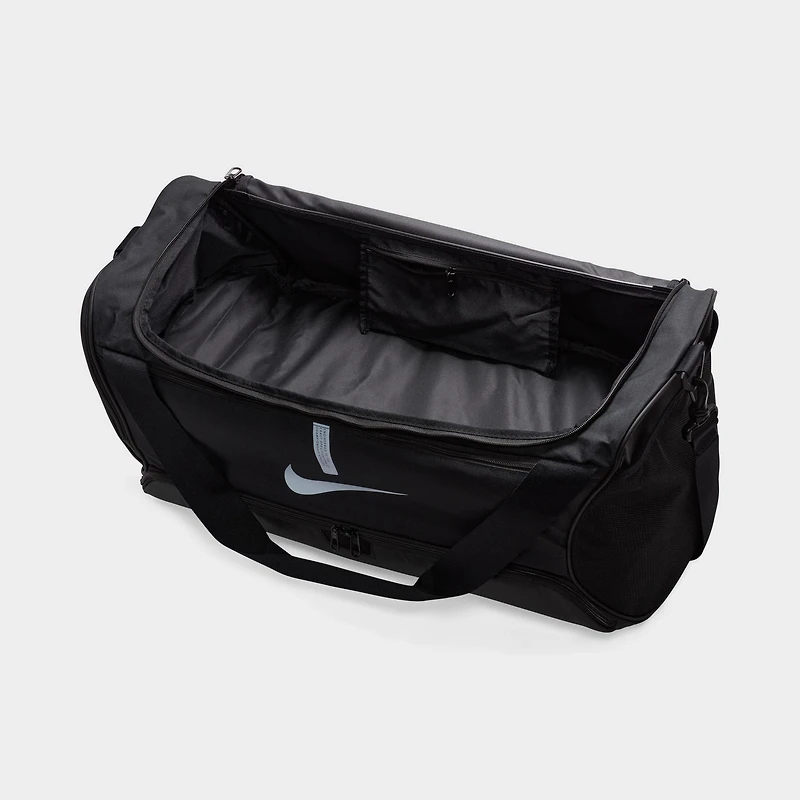 Nike Academy Team Soccer Duffel Bag Black / Black - White