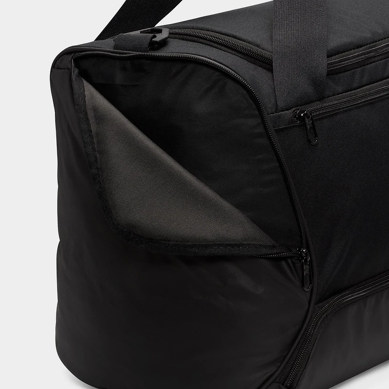 Nike Academy Team Soccer Duffel Bag Black / Black - White