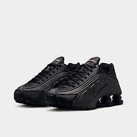 Nike Shox R4 GS Black / - Bright Crimson