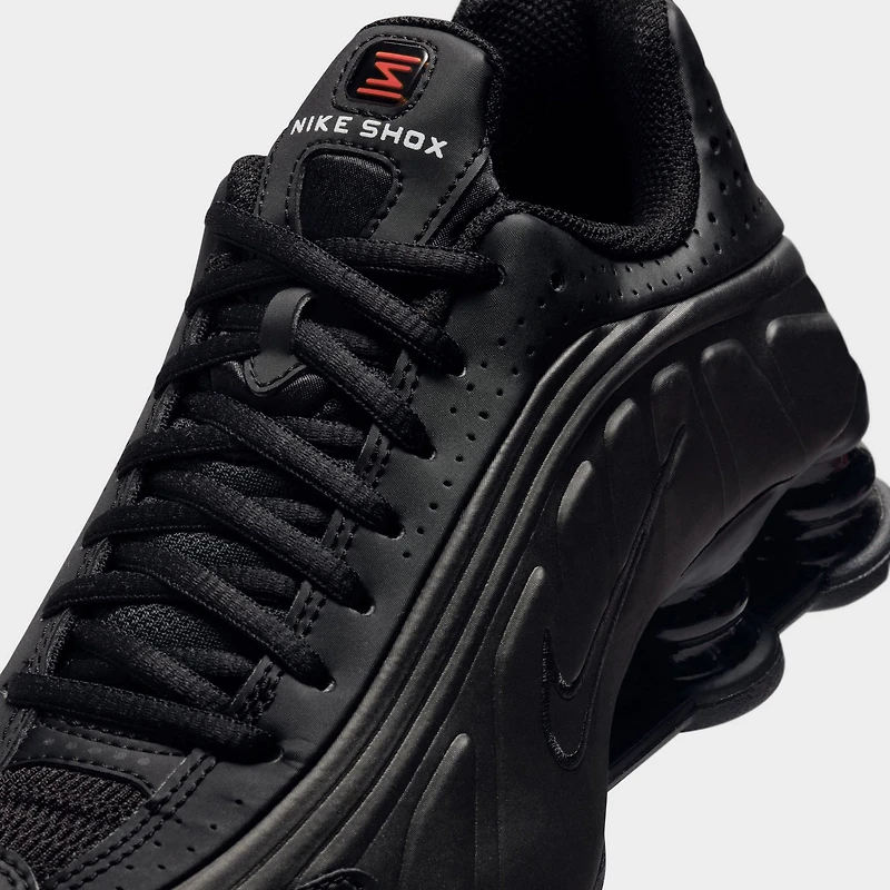 Nike Shox R4 GS Black / - Bright Crimson