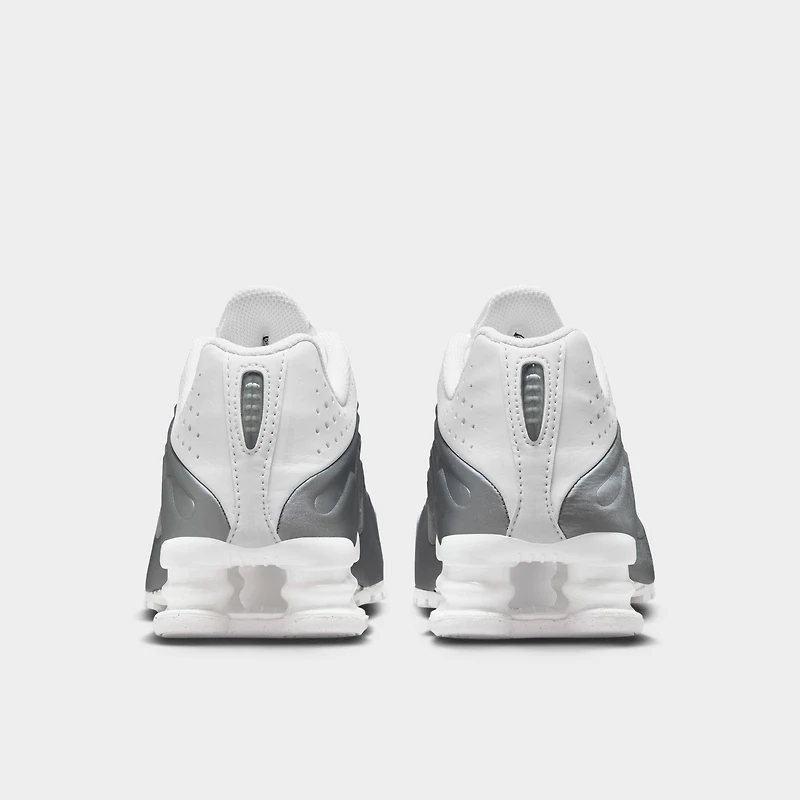 Nike Shox R4 GS White / Metallic Silver