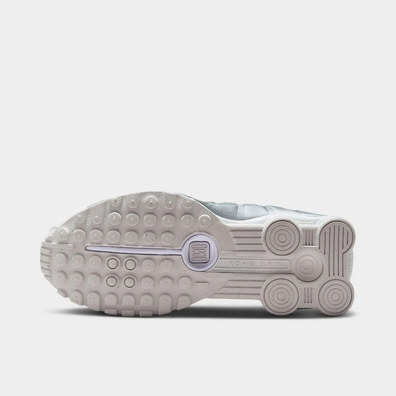 Nike Shox R4 GS White / Metallic Silver