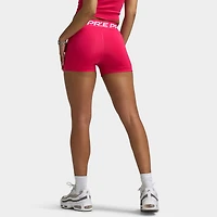 Nike Pro Women's 3" Shorts Rush Pink / White
