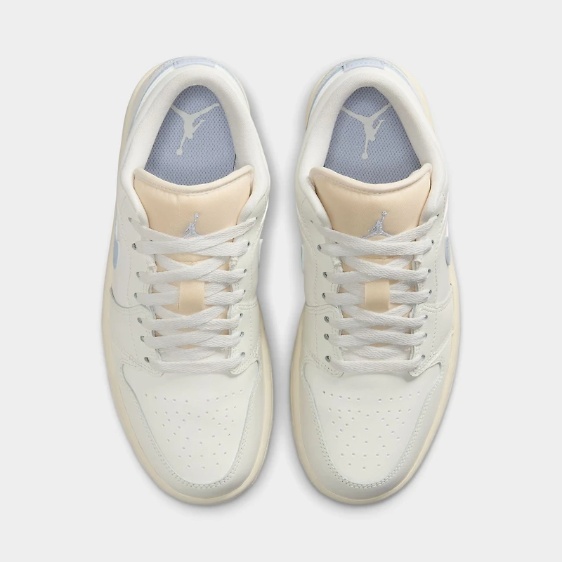 Jordan Femmes 1 Low Voile/fantôme - Lait de coco