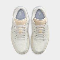 Jordan Femmes 1 Low Voile/fantôme - Lait de coco