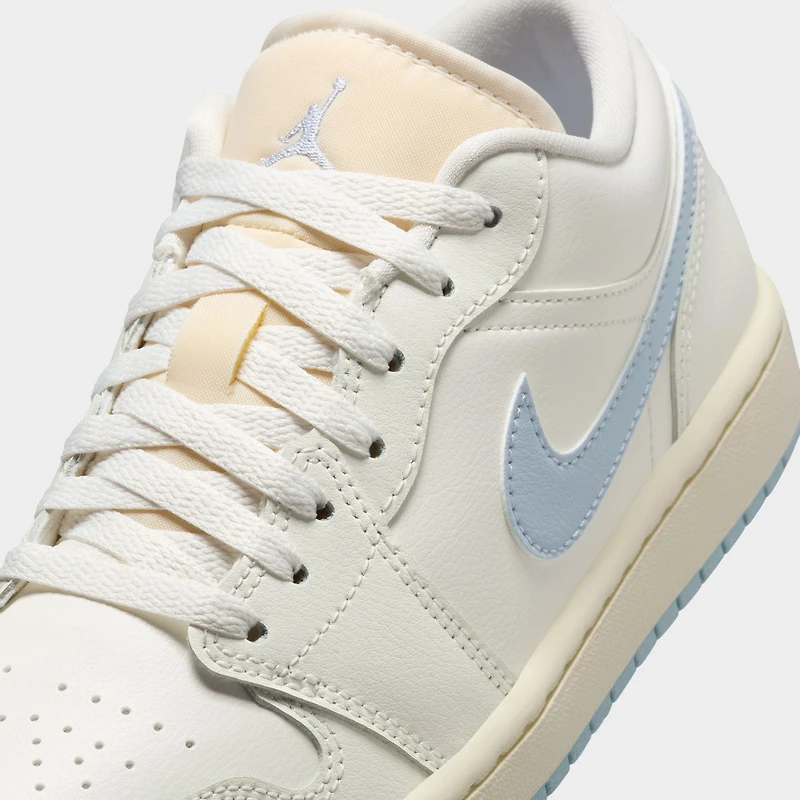 Jordan Femmes 1 Low Voile/fantôme - Lait de coco