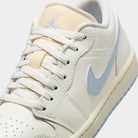 Jordan Femmes 1 Low Voile/fantôme - Lait de coco