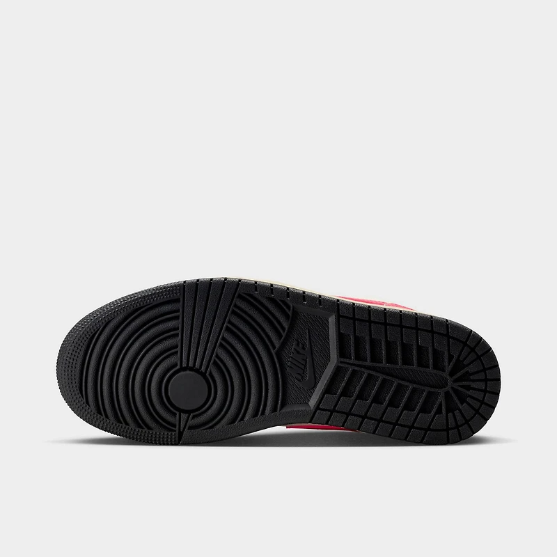 Jordan 1 Low Femmes Ivoire pâle / Rose coureur - Noir
