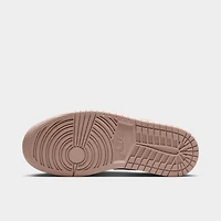 Jordan Women�s 1 Low White / Light Bone - Particle Beige