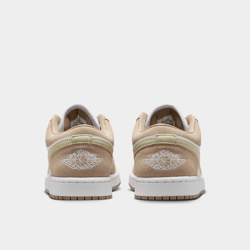 Jordan Women's 1 Low Khaki / White - Olive Aura