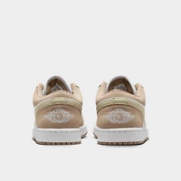Jordan Women's 1 Low Khaki / White - Olive Aura