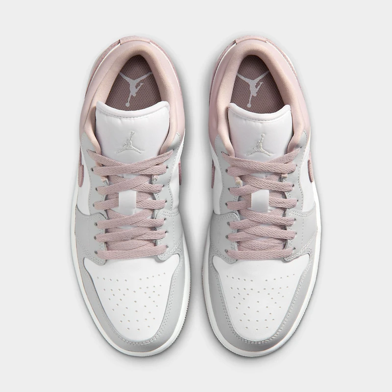 Jordan Femme 1 Low Rose Particule / Gris Neutre - Blanc