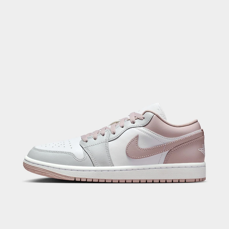 Jordan Femme 1 Low Rose Particule / Gris Neutre - Blanc