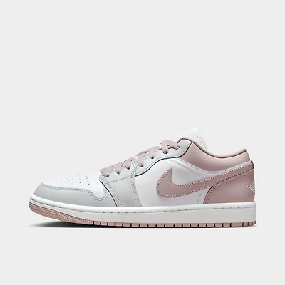 Jordan Femme 1 Low Rose Particule / Gris Neutre - Blanc