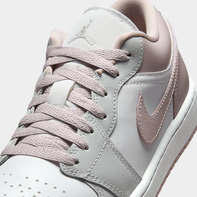 Jordan Women's 1 Low Particle Rose / Engima Stone - White