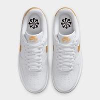 Nike Femmes Air Force 1 '07 Next Nature Blanc/Or Métallique