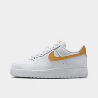Nike Femmes Air Force 1 '07 Next Nature Blanc/Or Métallique
