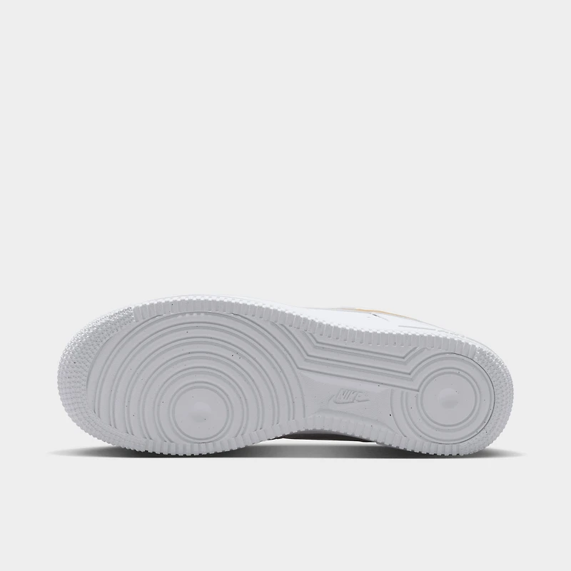 Nike Femmes Air Force 1 '07 Next Nature Blanc/Or Métallique