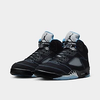 Jordan 5 Retro Black / University Blue - White