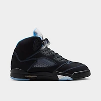 Jordan 5 Retro Black / University Blue - White