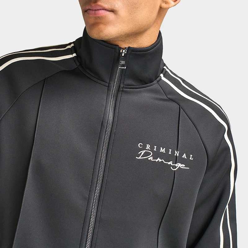 Criminal Damage Dragon Jacket Black / Ecru