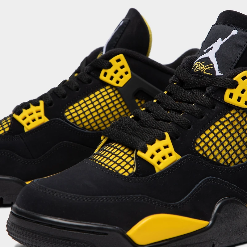 Jordan 4 Retro Black / White - Tour Yellow