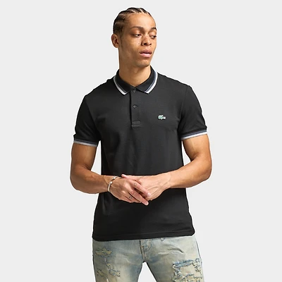 Lacoste Tipped Polo / Black