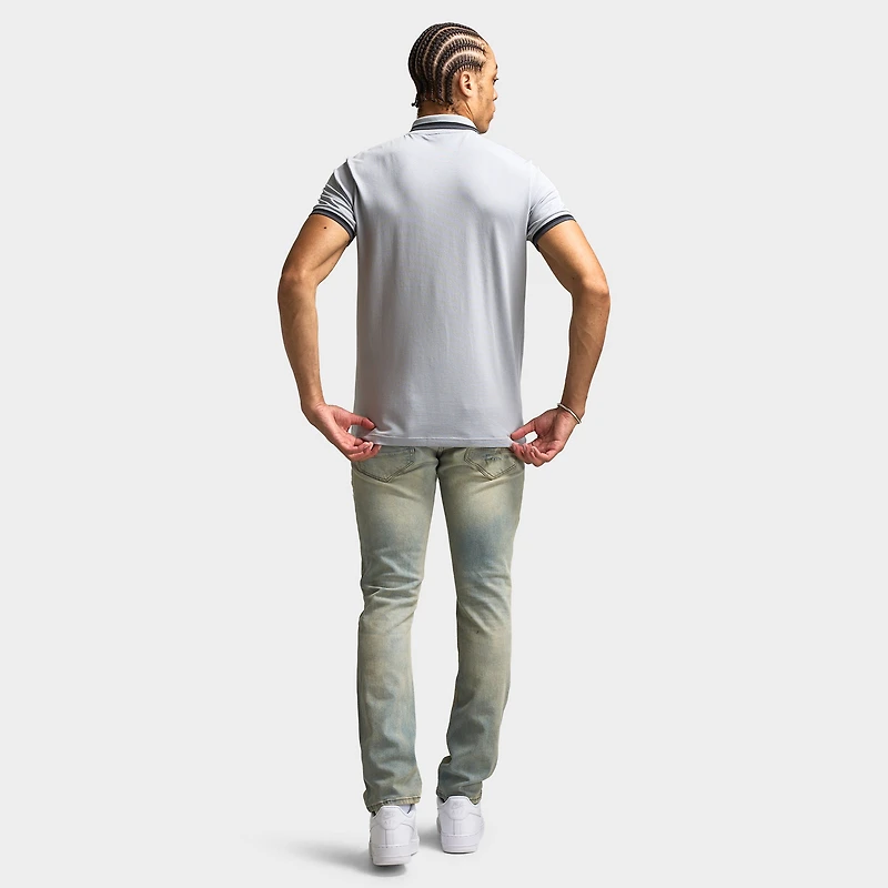 Lacoste Tipped Polo / Elephante Grey