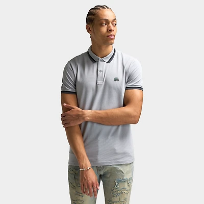 Lacoste Tipped Polo / Elephante Grey