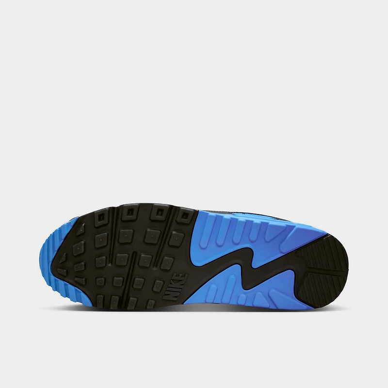 Nike Air Max 90 White / Blue Crystal - Lt Smoke