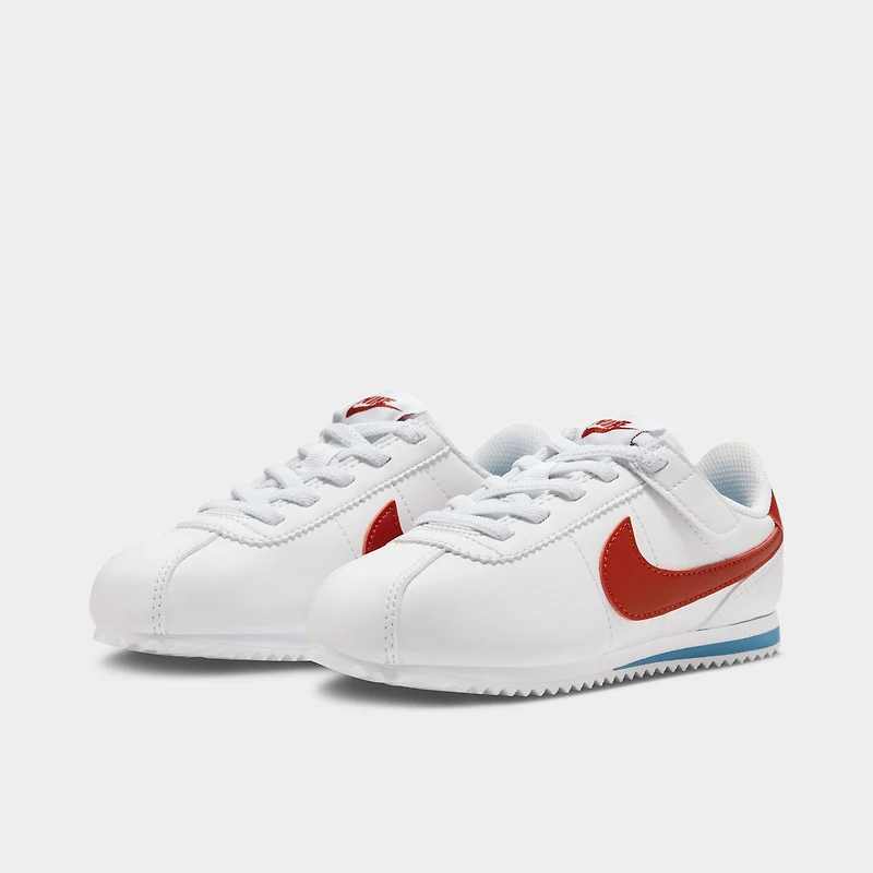 Nike Cortez EasyOn PS White / Varsity Red - Blue