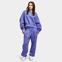 Nike Sportswear Women's Phoenix Fleece Oversized Crew / Light Medium Blue