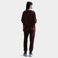 Nike Sportswear Women's Phoenix Fleece Over-Oversized Crewneck Burgundy Crush / Sail