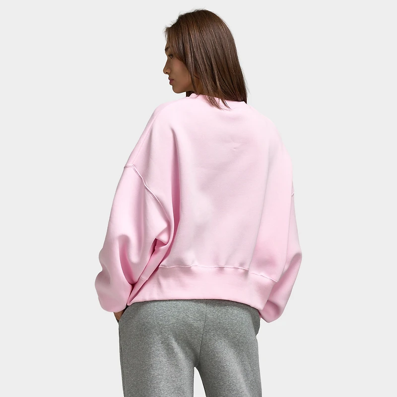 Nike Sportswear Phoenix Fleece Chandail surdimensionné pour femmes / Mousse rose