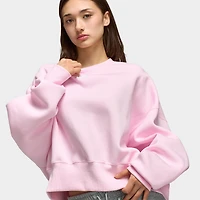 Nike Sportswear Women's Phoenix Fleece Oversized Crew / Pink Foam