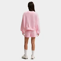 Nike Sportswear Women's Phoenix Fleece Oversized Crew / Pink Foam