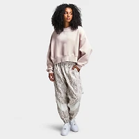 Nike Sportswear Femmes Crewneck Surdimensionné Phoenix Fleece / Rouge Silt