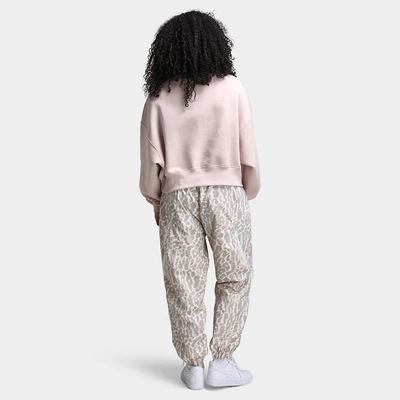 Nike Sportswear Femmes Crewneck Surdimensionné Phoenix Fleece / Rouge Silt