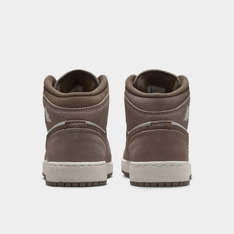 Jordan 1 Mid GS Enigma Stone / Olive Grey - Summit White